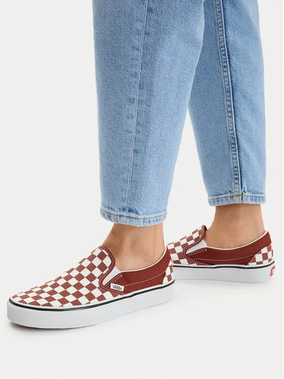 Vans Гуменки Classic Slip-On VN000DAHFSB1 Бордо – Маратонки