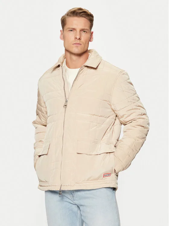 Hunter Преходно яке Walter HARM0004242 Бежов Regular Fit – Мъжки преходни якета