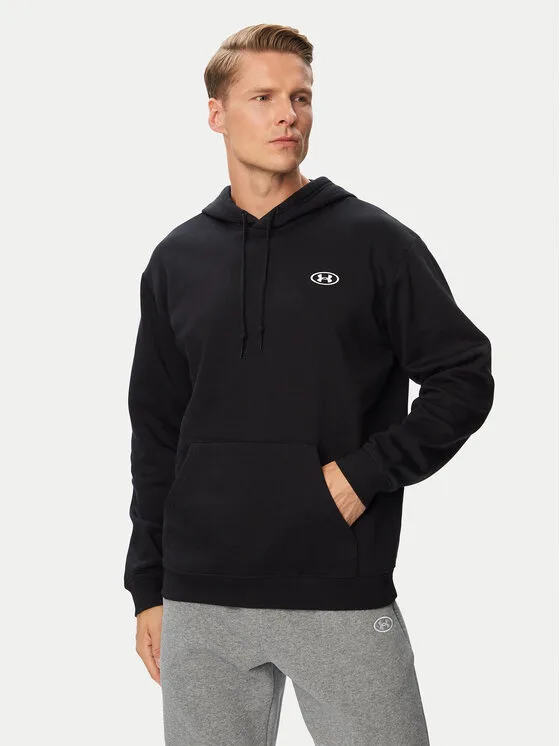 Мъжки суитшърт Under Armour Ua Rival 6013448 черен – Мъжки суитшърти без цип