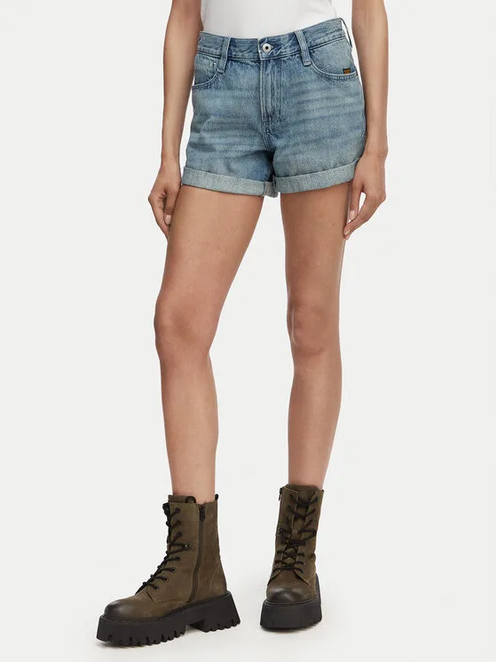 G-Star Raw Дънкови шорти Judee D23211-D788 Син Regular Fit – Дамски дънкови шорти