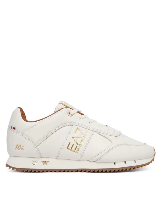 EA7 Emporio Armani Сникърси 7X000648 AF15588 M0015 Кремав – Маратонки