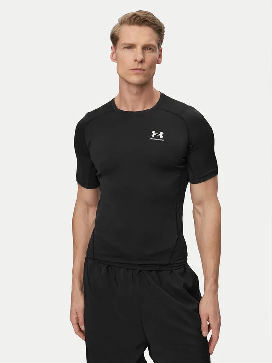 Мъжка поло тениска Under Armour Ua HeatGear черна – Черен – Мъжки поло тениски