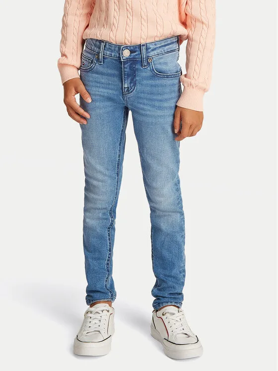 Детски дънки Tommy Hilfiger Nora сини