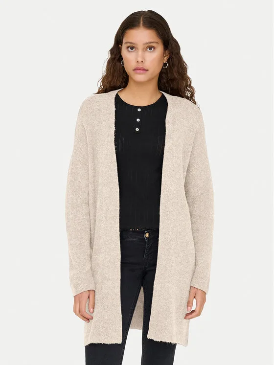 ONLY Кардиган Talio 15358604 Бежов Regular Fit – Дамски жилетки
