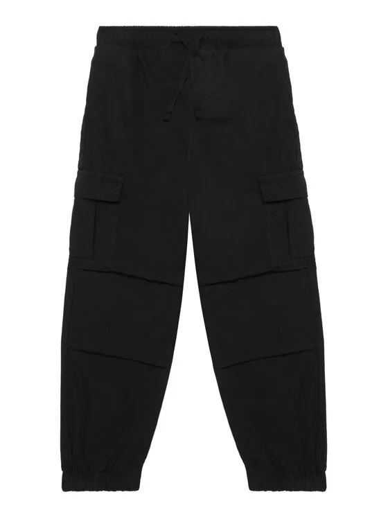 Guess Текстилни панталони L6GB05 WR470 Черен Regular Fit – Мъжки текстилни панталони