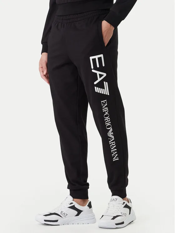 EA7 Emporio Armani Долнище анцуг 7M000571 AF13512 MC001 Черен Regular Fit – Мъжки спортни панталони