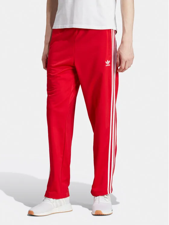 adidas Долнище анцуг adicolor Classics Firebird IJ7057 Червен Regular Fit – Мъжки спортни панталони
