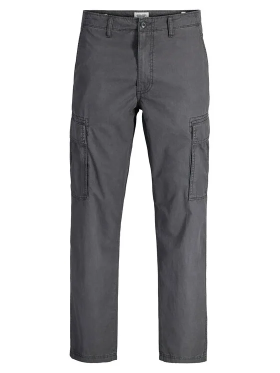 Мъжки панталон Jack & Jones Kane Frank сив – Мъжки текстилни панталони