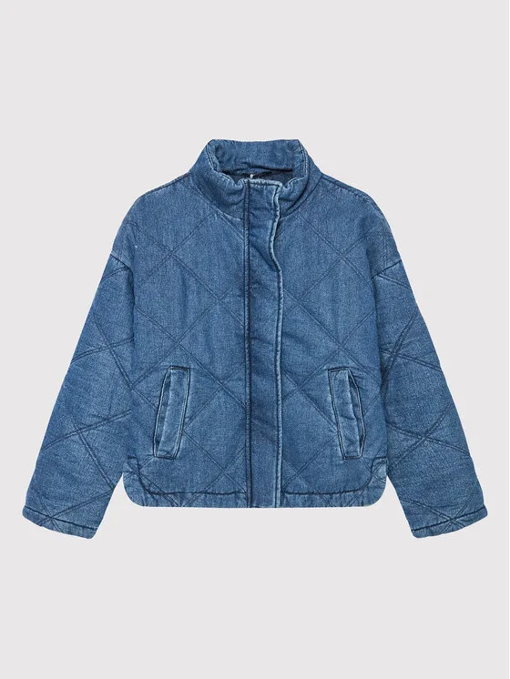 United Colors Of Benetton Дънково яке 2BDDCN00Q Син Regular Fit – Дамски преходни якета