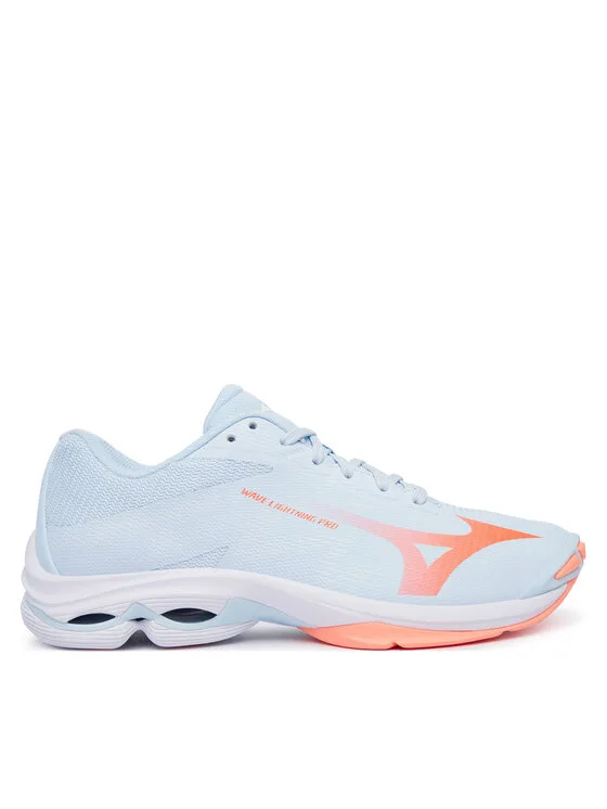 Дамски обувки за зала Mizuno Wave Lightning Pro светлосини – Обувки за спортове на закрито