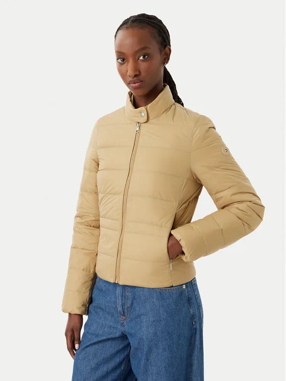 Tommy Hilfiger Преходно яке WW0WW51094 Бежов Regular Fit – Дамски преходни якета