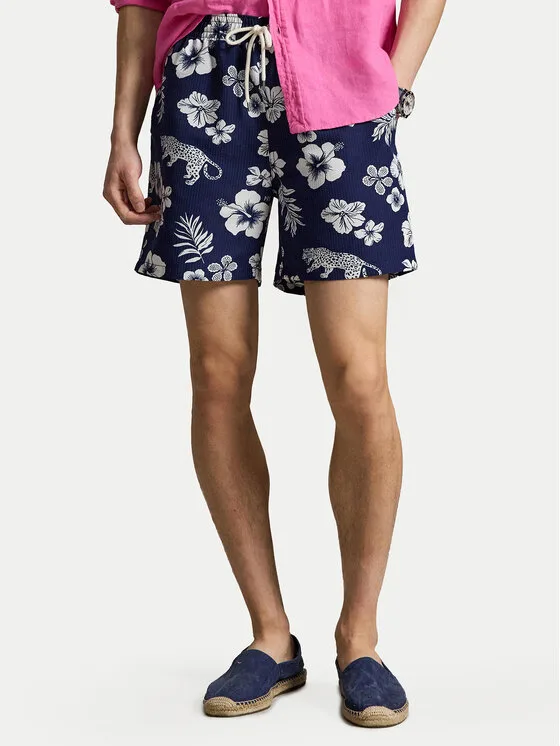 Polo Ralph Lauren Плувни шорти 710B13662001 Тъмносин Regular Fit – Мъжки бански