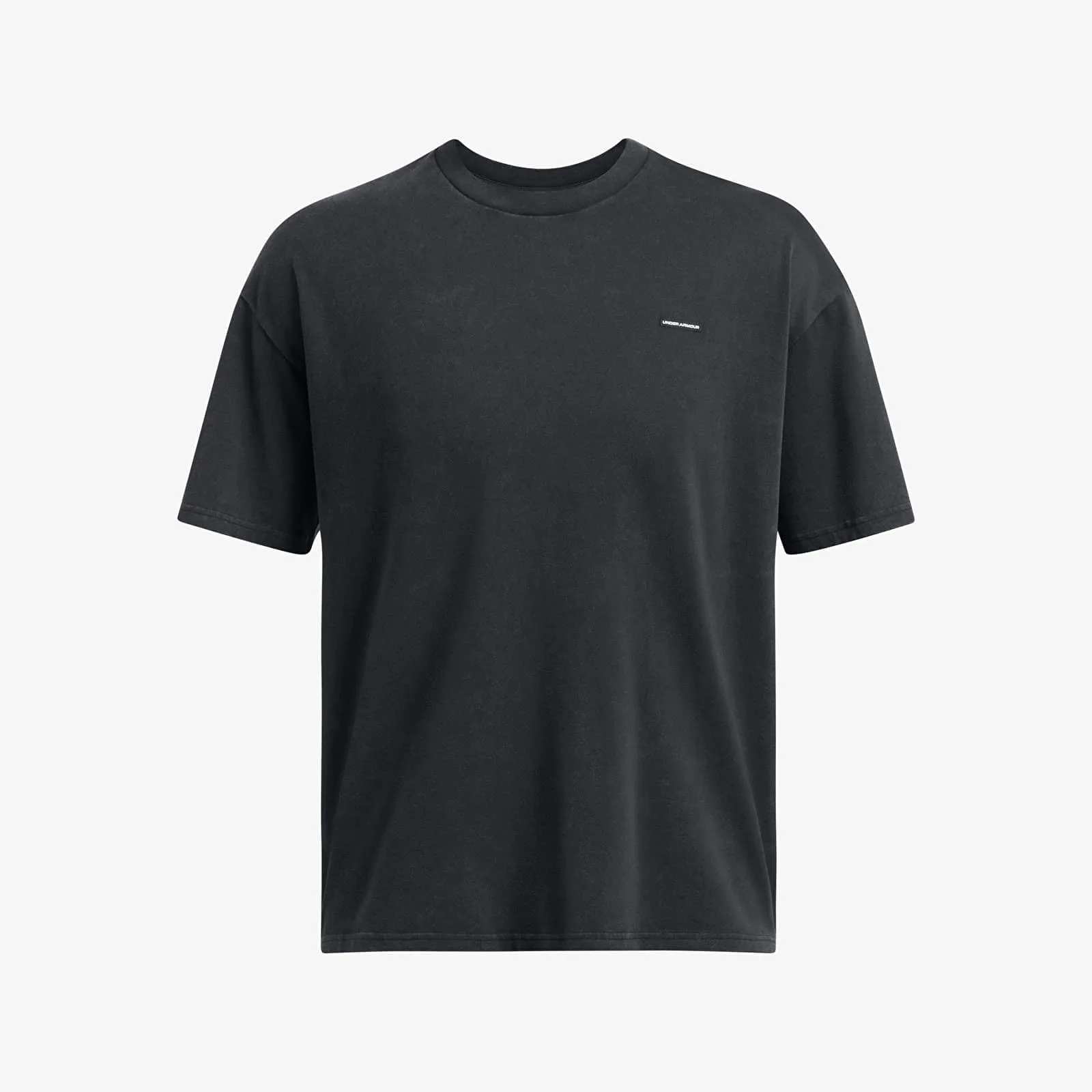 Мъжка тениска Under Armour Hw Os Logo Wash черна – Black – Мъжки тениски с къс ръкав