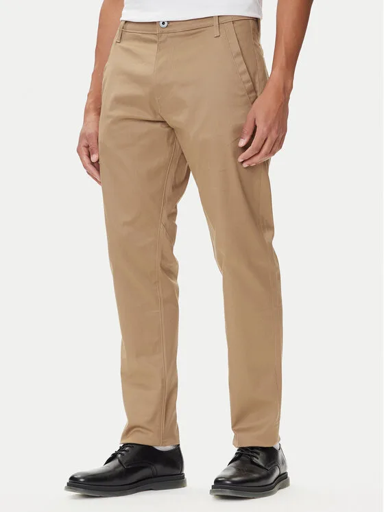 G-Star Raw Чино панталони Morry D26400-C105 Бежов Tapered Fit – Мъжки чино панталони