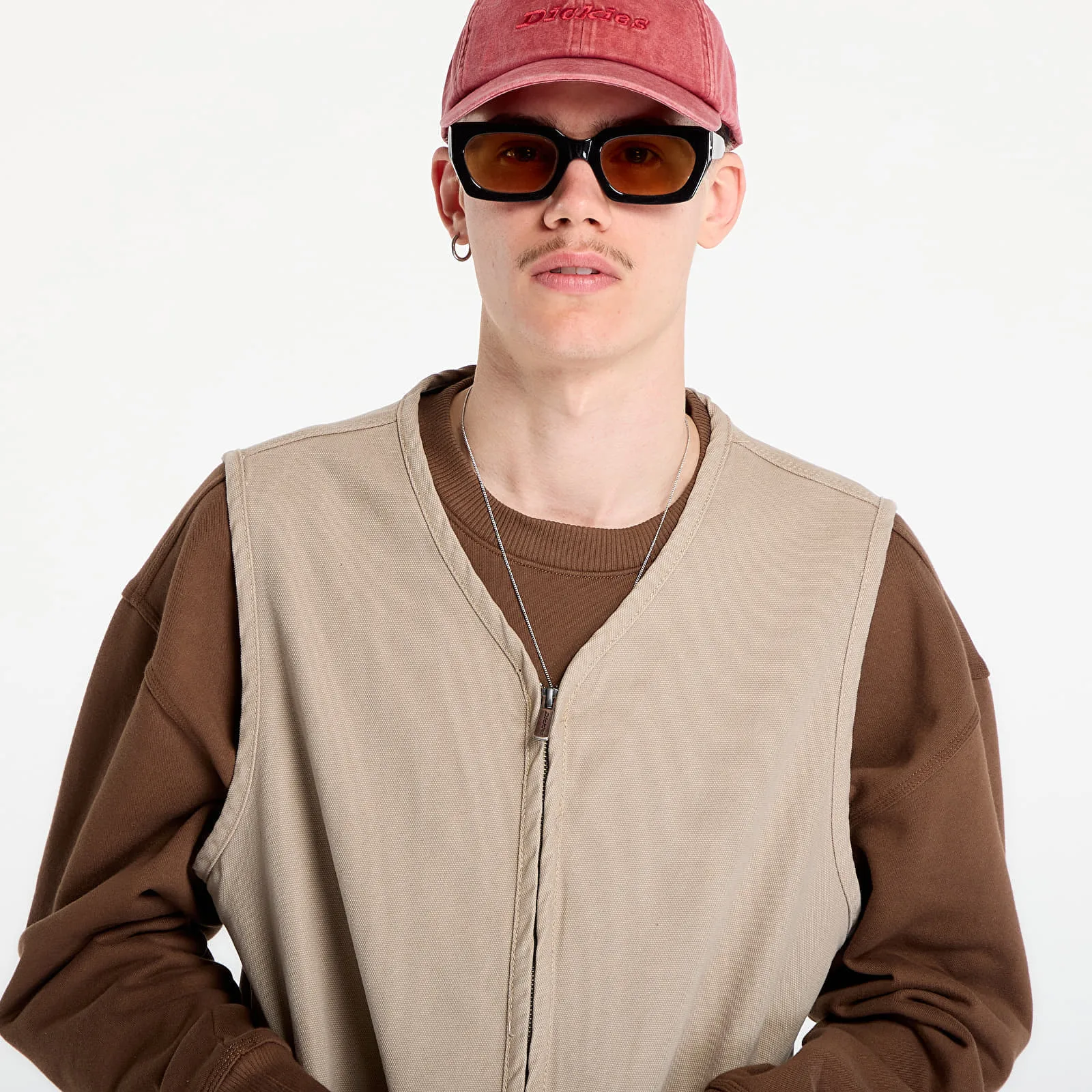 Мъжки елек Dickies Canvas Summer бежов – Desert Sand – Мъжки елеци
