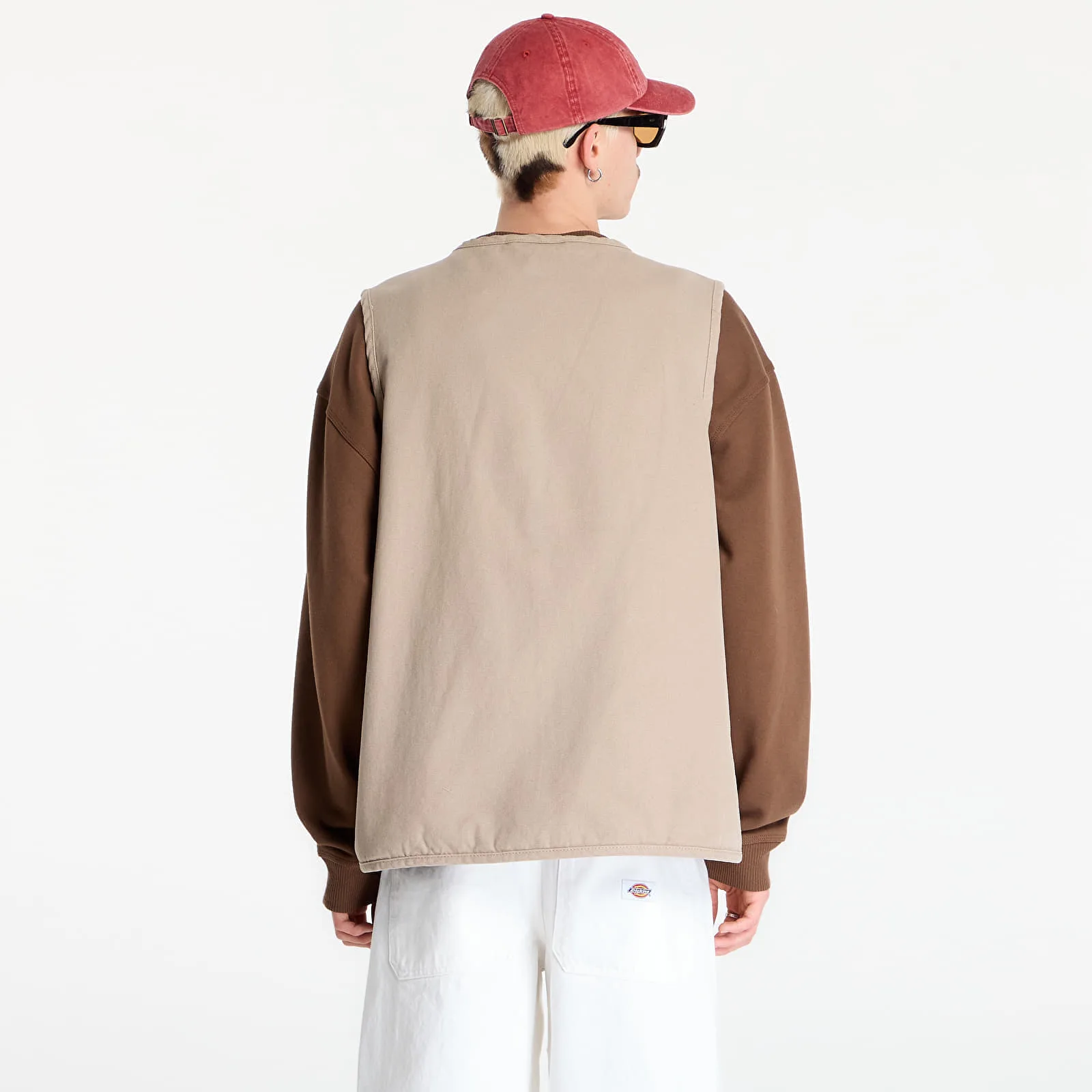 Мъжки елек Dickies Canvas Summer бежов – Desert Sand – Мъжки елеци