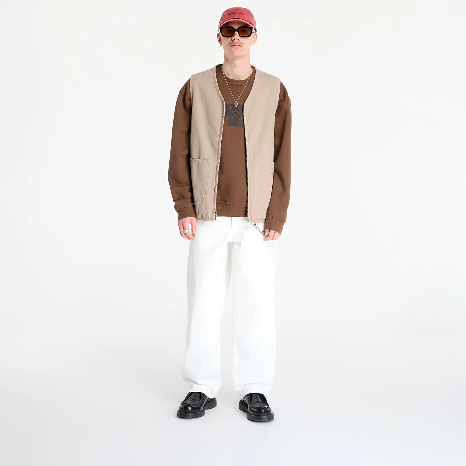 Мъжки елек Dickies Canvas Summer бежов – Desert Sand – Мъжки елеци