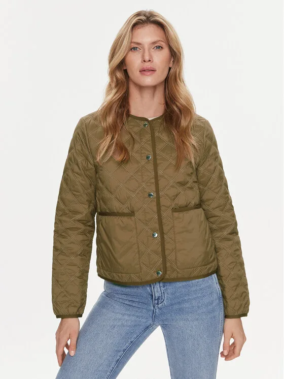 BOSS Преходно яке Palisi1 50515090 Каки Relaxed Fit – Дамски преходни якета