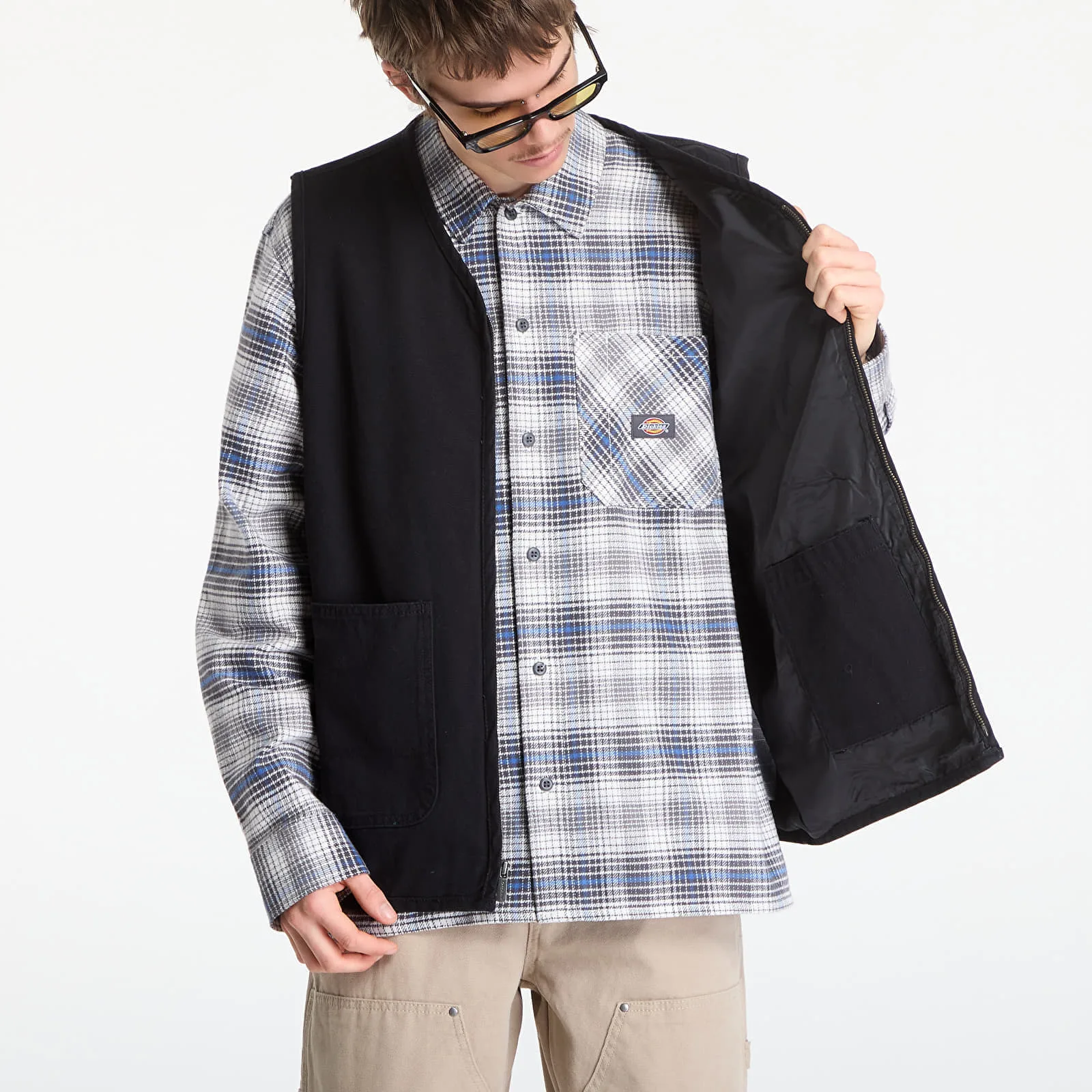 Елек Dickies Canvas Summer Vest Black S – Мъжки елеци