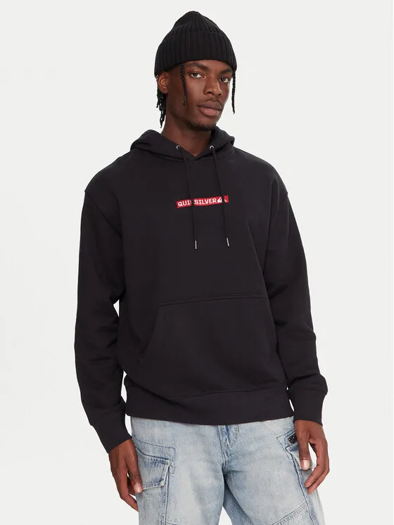 Мъжки суитшърт Quiksilver Dna EQYFT05121 черен – Мъжки суитшърти без цип