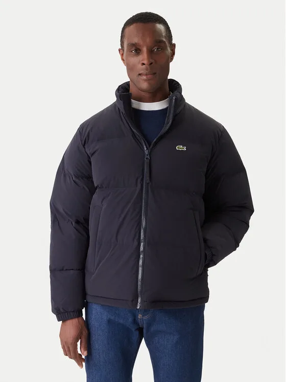 Lacoste Пухено яке BH5154 Тъмносин Regular Fit – Мъжки пухени якета
