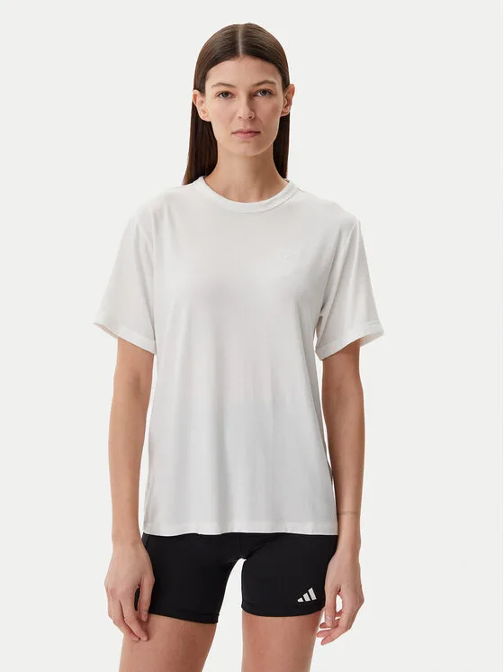 adidas Тишърт Premium Essentials JD4764 Бял Regular Fit – Дамски тениски