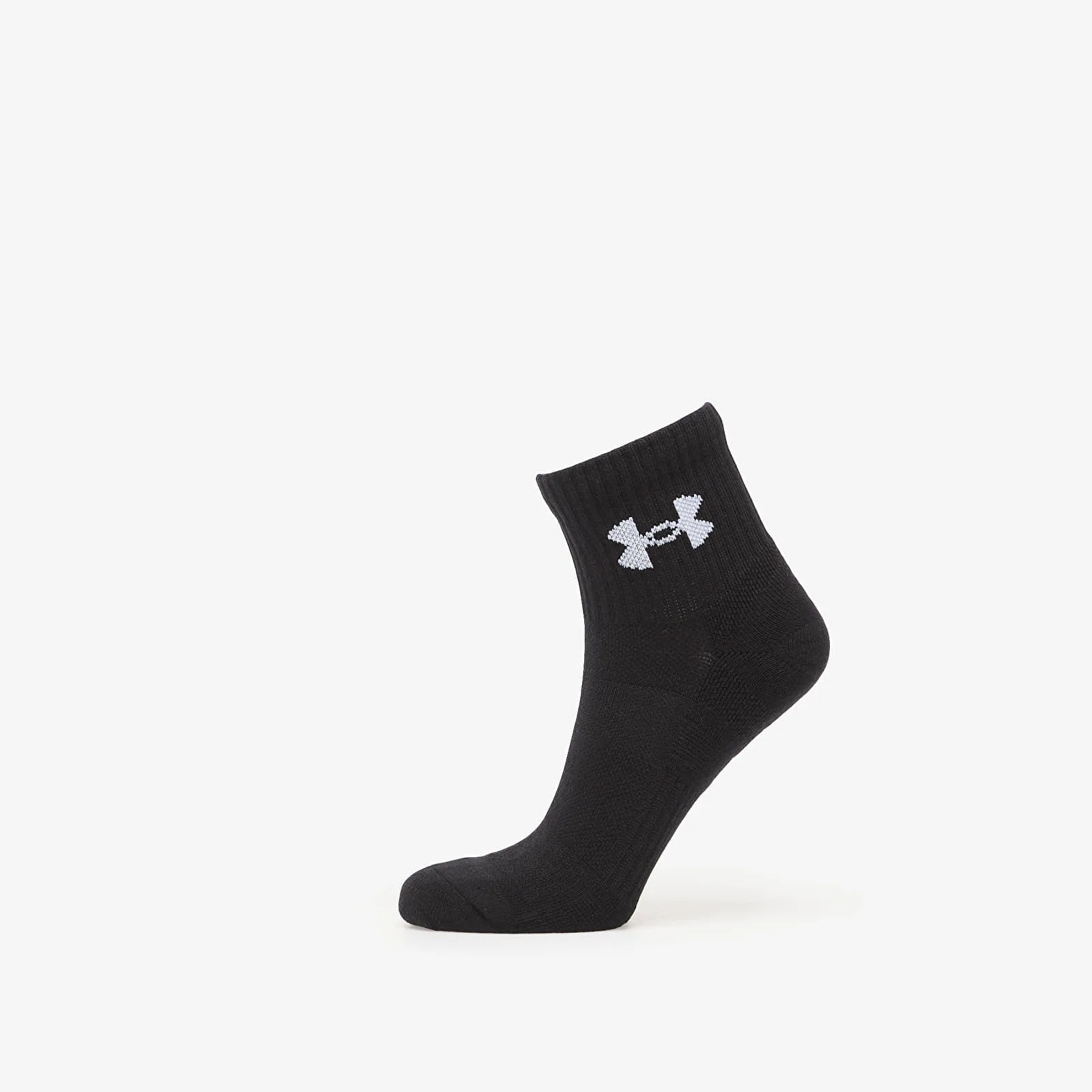 Чорапи Under Armour Performance Cotton Qtr Sock 3-Pack Black L