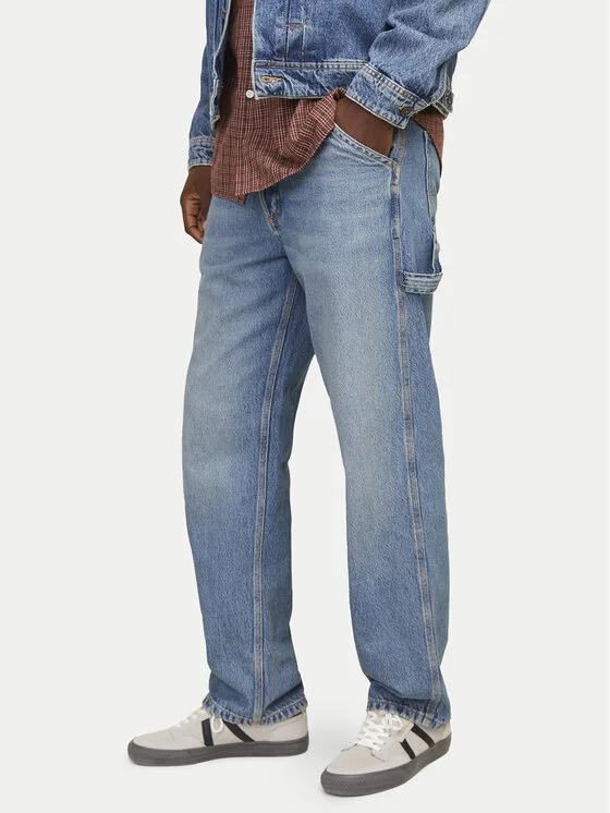 Jack & Jones Дънки Eddie 12261926 Син Loose Fit – Мъжки loose дънки