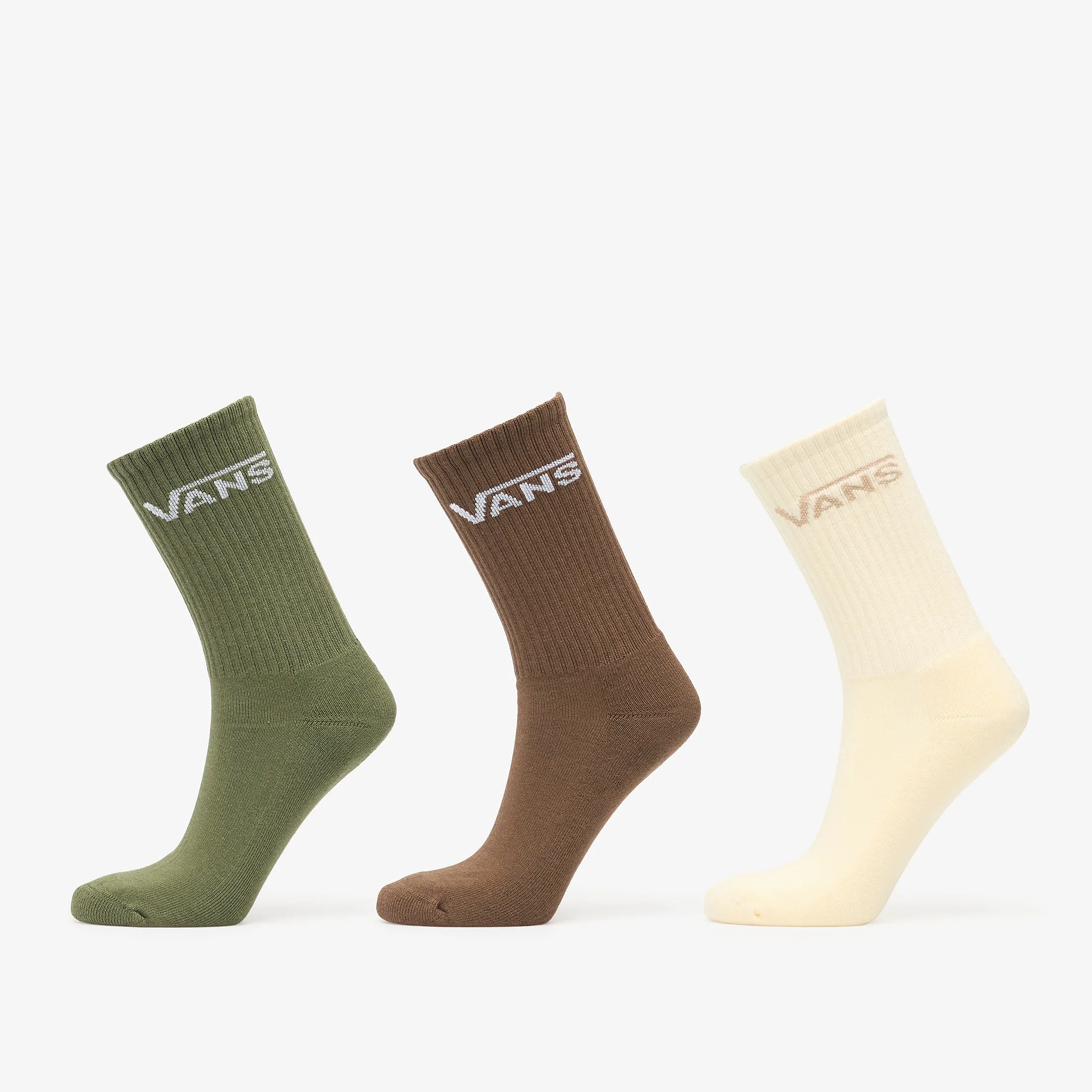 Чорапи Vans Rox Classic Crew Socks Green/ White/Brown L – Green|White|Brown
