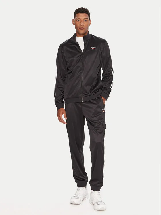 Reebok Анцуг RK25143CCM Черен Regular Fit – Мъжки анцузи