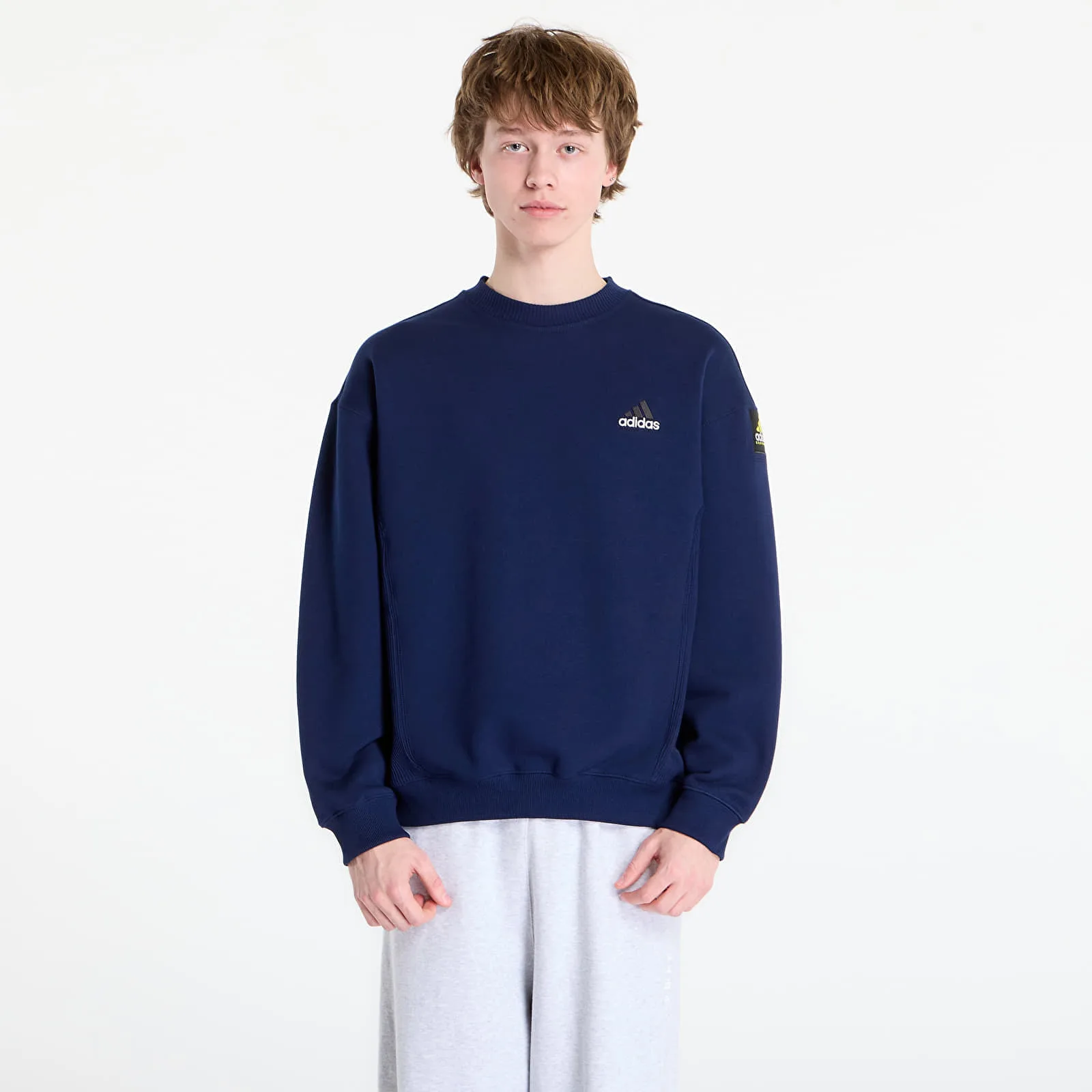 Мъжки суитшърт adidas Originals Equipment Rib тъмносин – Night Indigo – Мъжки суитшърти без цип