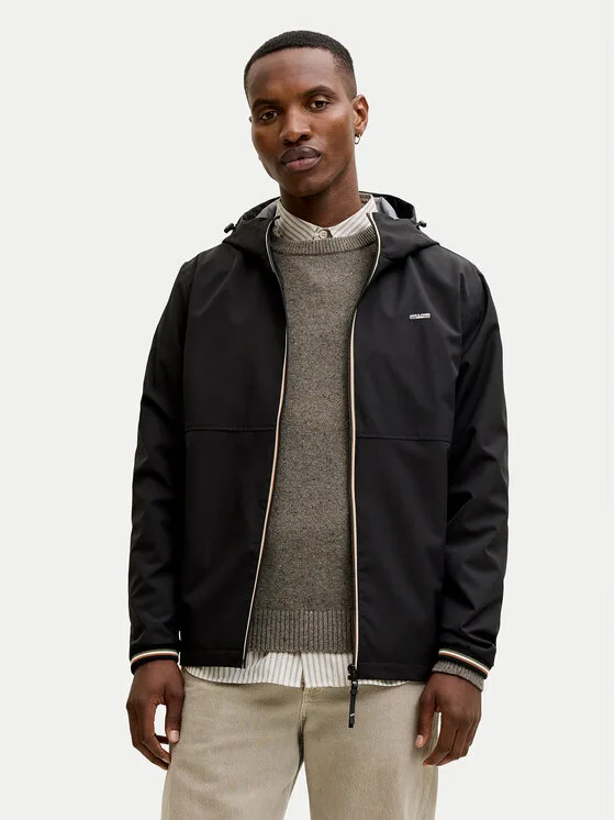 Jack & Jones Преходно яке Blualves 12291908 Черен Regular Fit – Мъжки преходни якета
