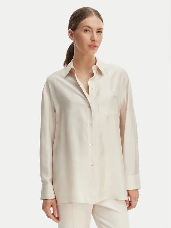 Weekend Max Mara Риза Ebbri 2615191012 Екрю Regular Fit – Кремав – Дамски ежедневни ризи