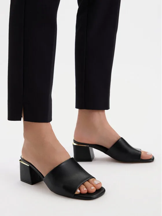 Nine West Чехли CEO-6223-9 Черен – Дамски чехли