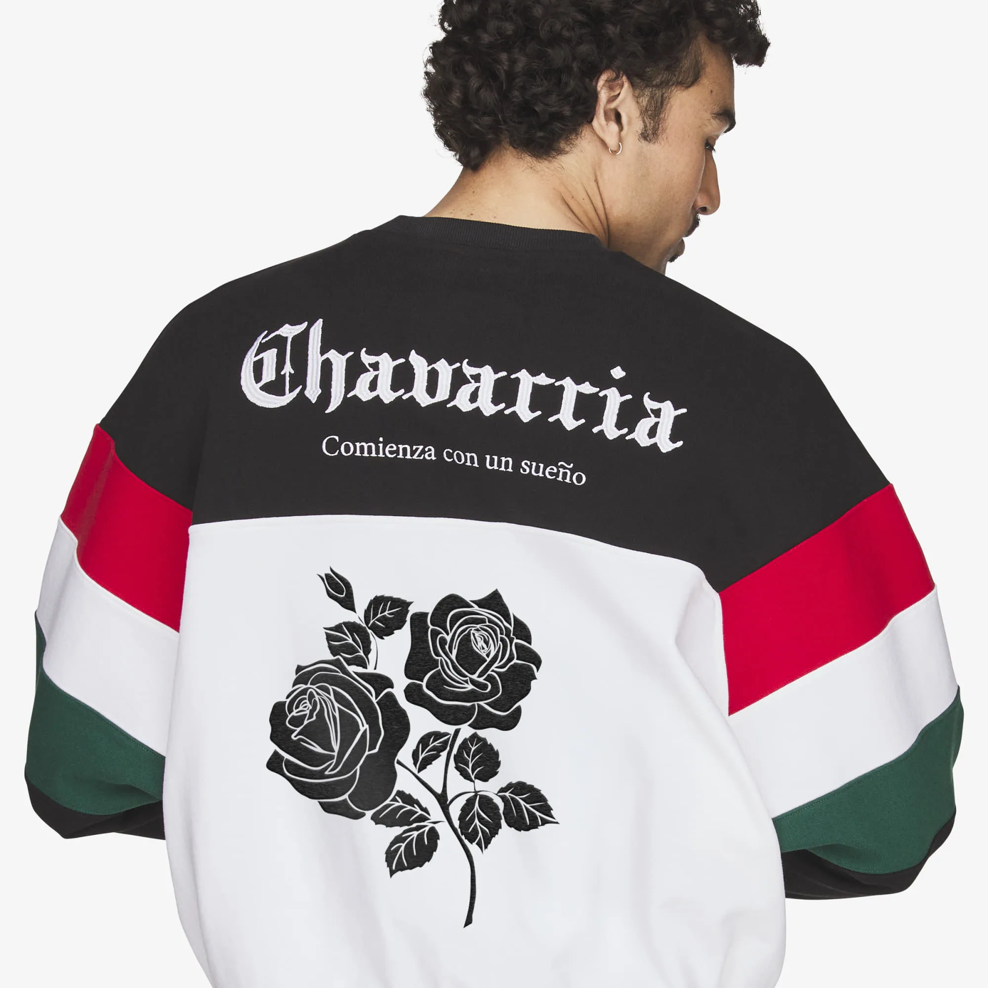 Мъжки суитшърт adidas Originals x Willy Chavarria черен/бял – Black|White – Мъжки суитшърти без цип
