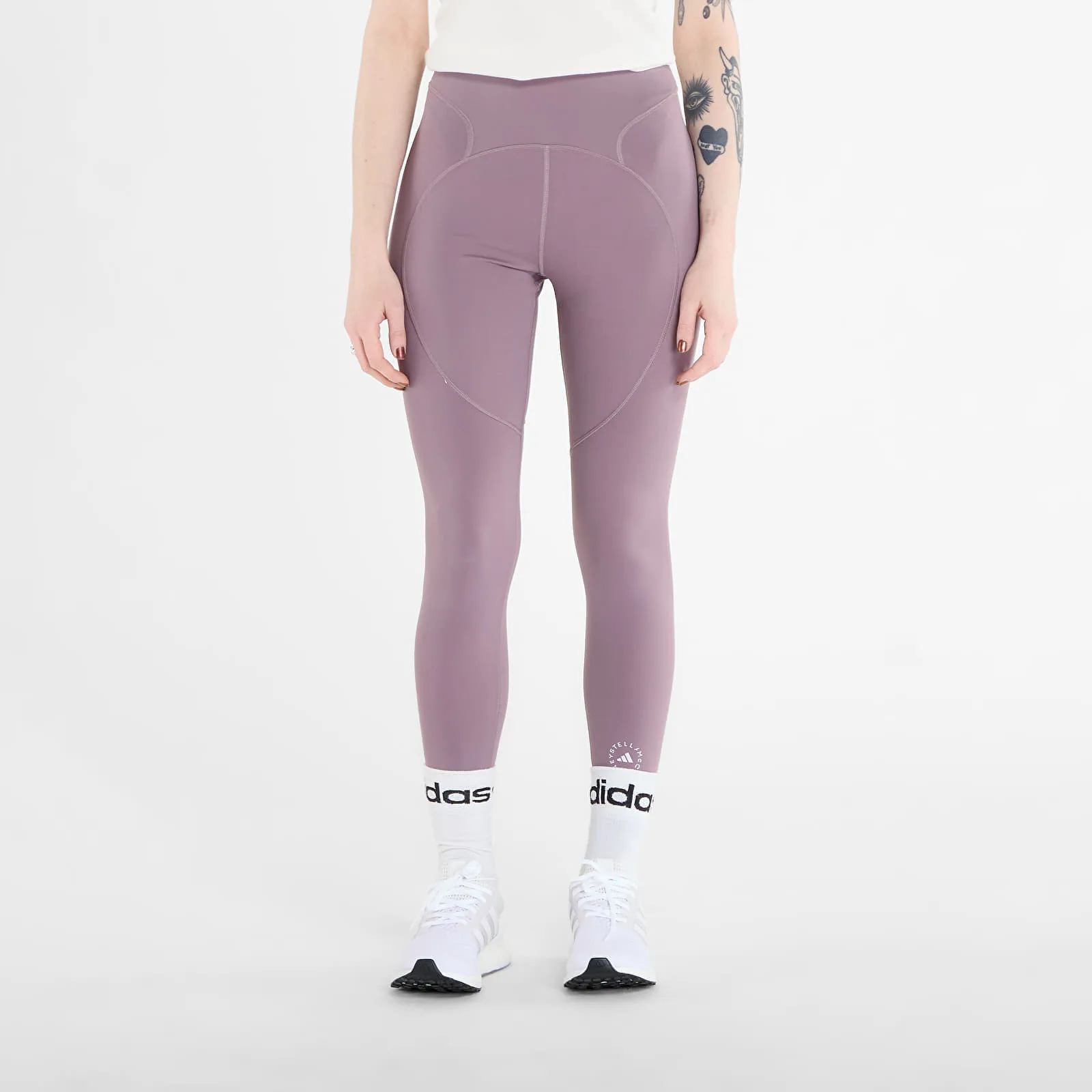 Клинове adidas x Stella Mccartney Training 7/8 Leggings Legacy Purple L – Дамски клинове