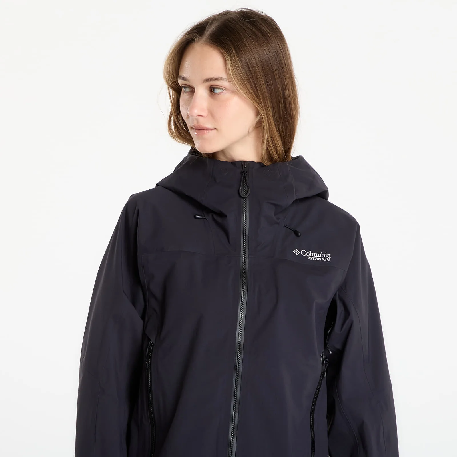 Дамско яке Columbia Saudan Pro 3L Waterproof черно – Black – Дамски преходни якета
