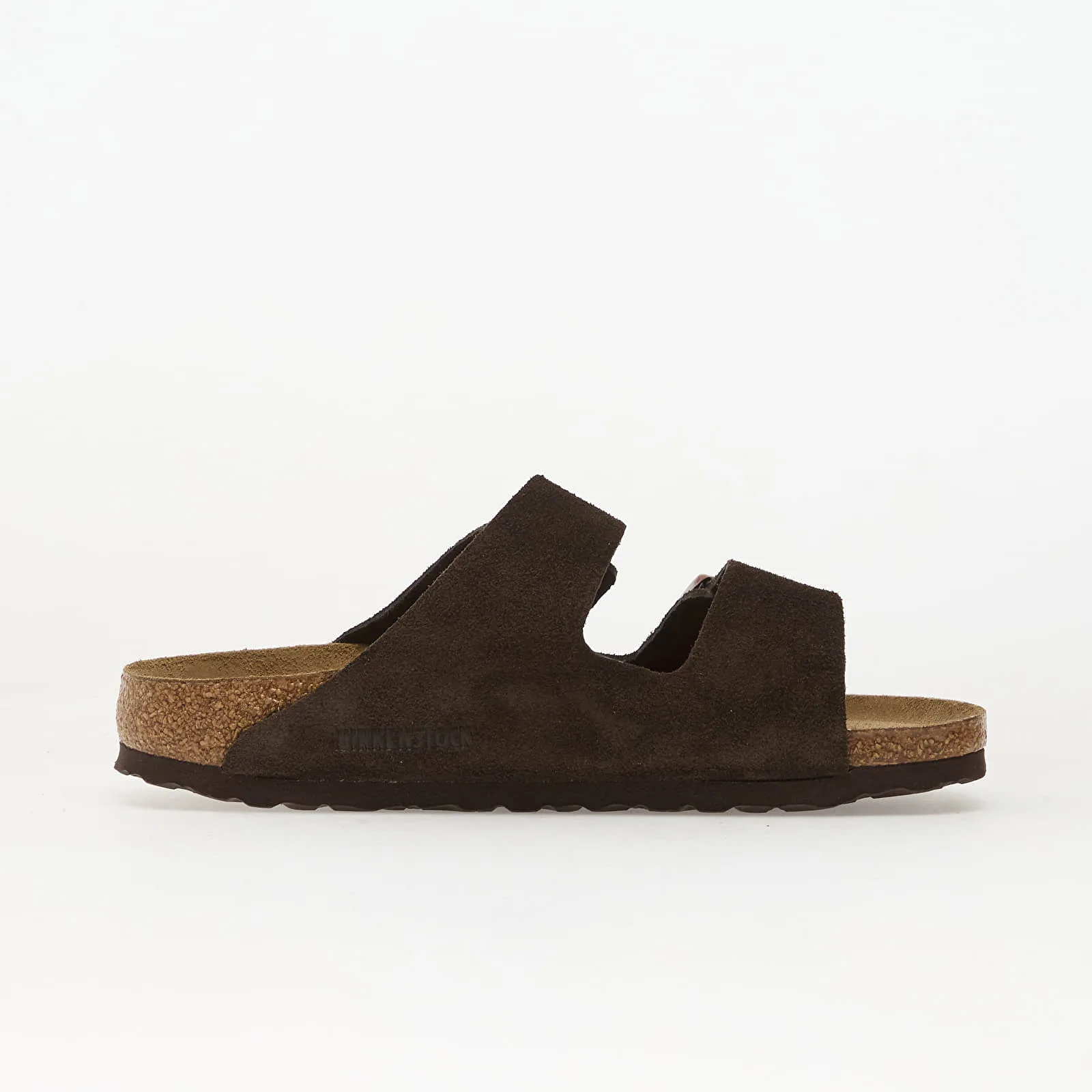 Мъжки чехли Birkenstock Arizona Soft Footbed Suede Leather кафяви – Mocha