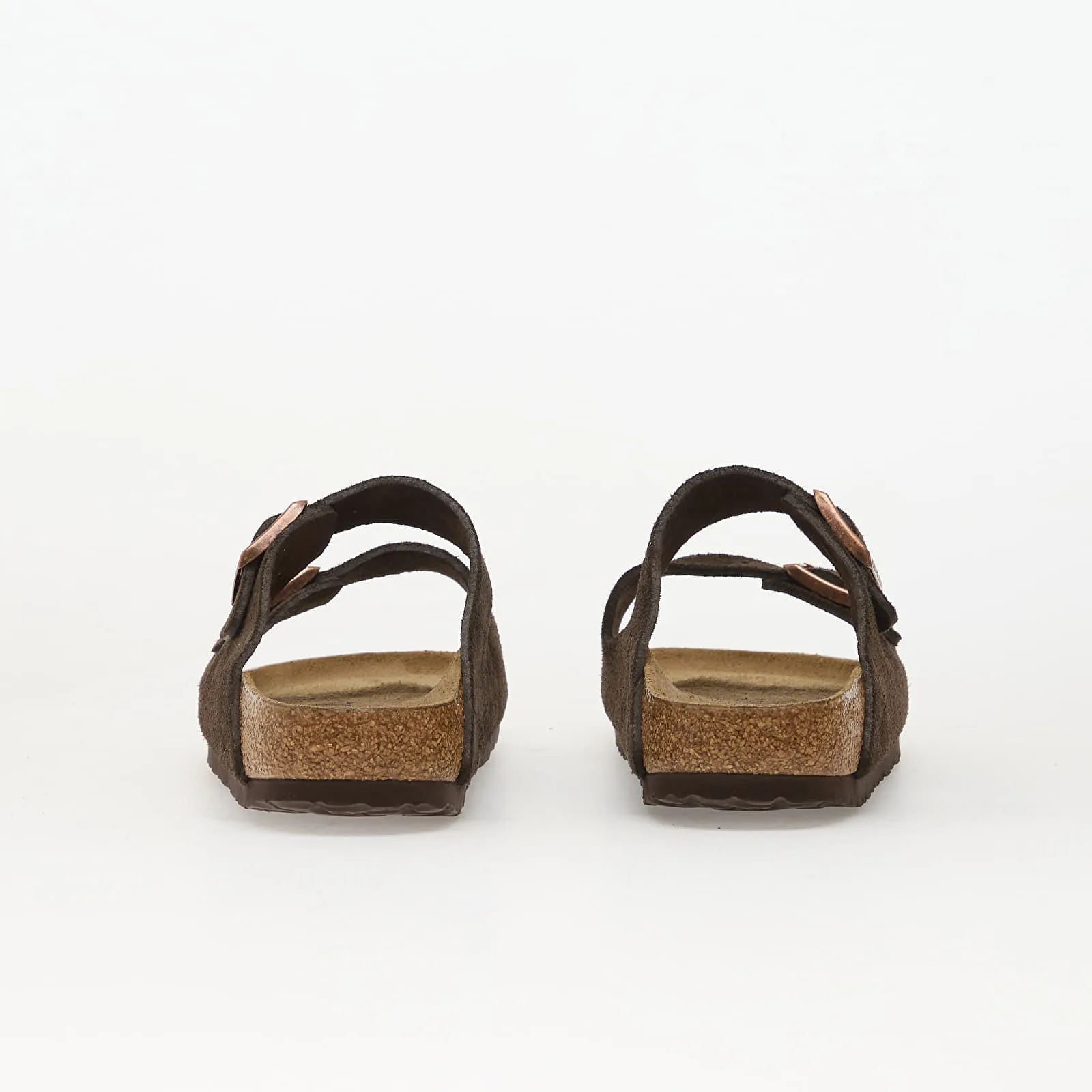 Мъжки чехли Birkenstock Arizona Soft Footbed Suede Leather кафяви – Mocha