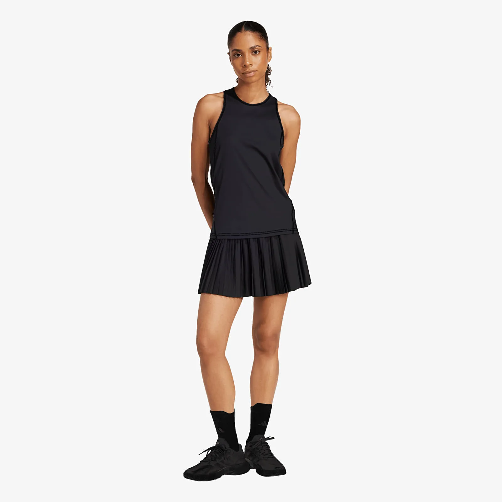Пола adidas Club pleated skirt Black M – Дамски поли