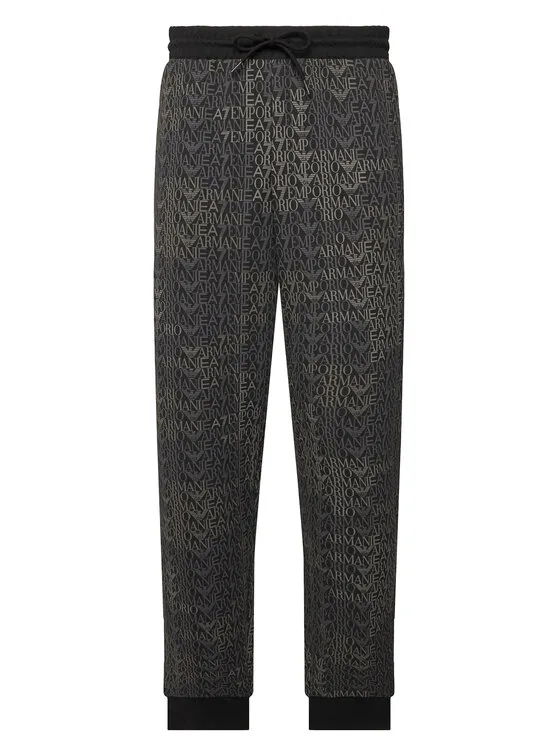 Мъжки спортен панталон EA7 Emporio Armani 7M002207 AF12660 FC099 черен – Мъжки спортни панталони
