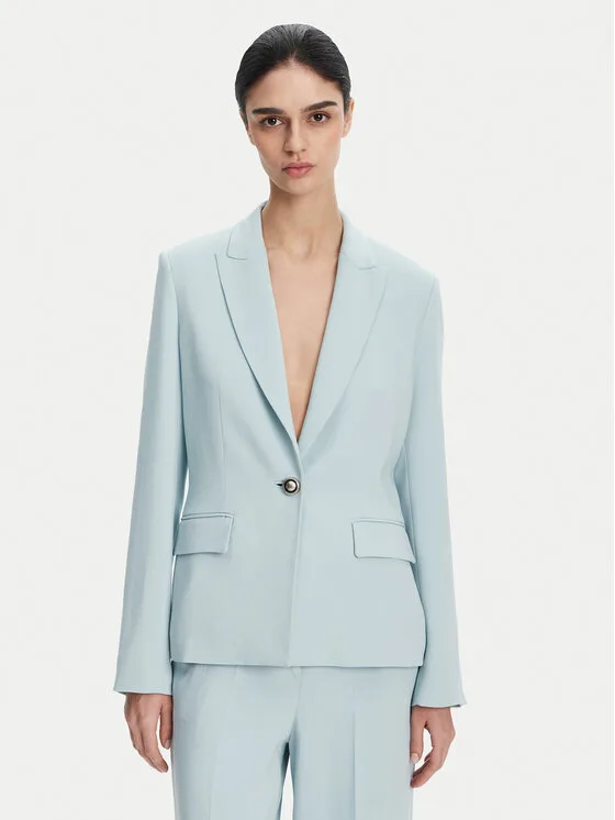 PINKO Сако 104930 A213 Светлосиньо Regular Fit – Дамски сака и жакети