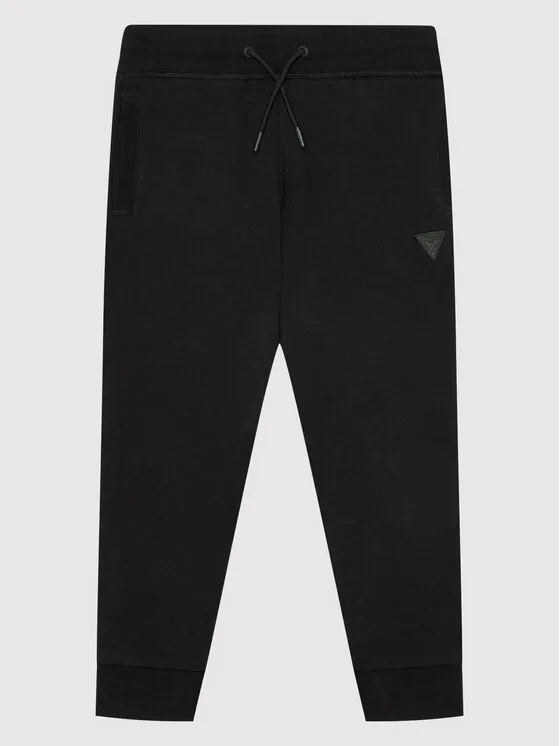 Guess Долнище анцуг L2YQ46 KAIJ1 Черен Regular Fit – Мъжки спортни панталони