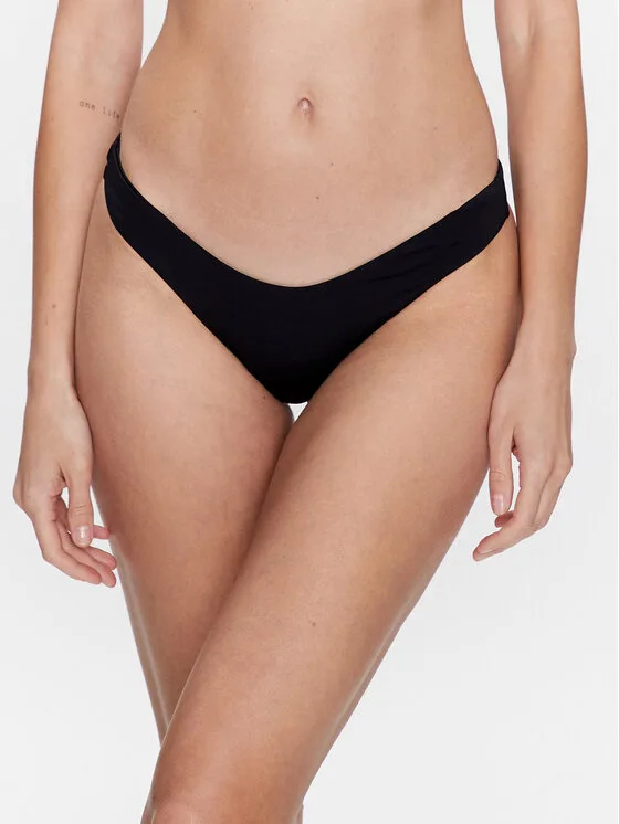 Дамско долнище на бански Seafolly Collective черно – Черен – Дамски бикини бански