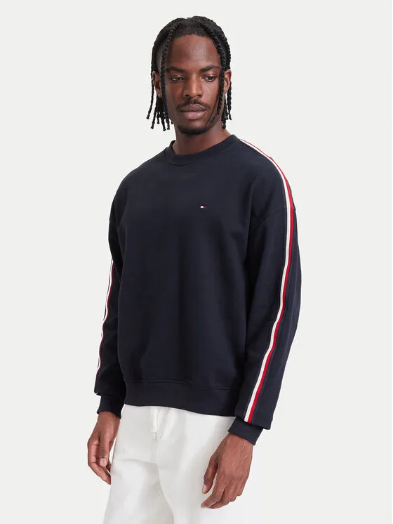 Мъжки суитшърт Tommy Hilfiger UM0UM03943 тъмносин – Мъжки суитшърти без цип