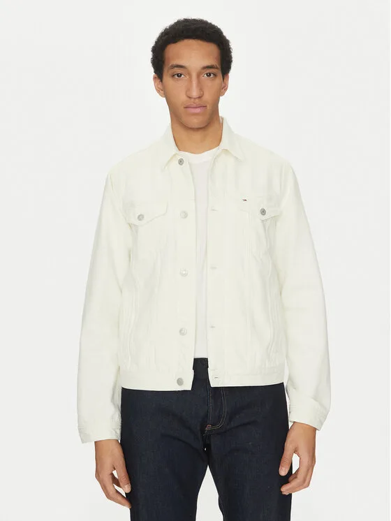 Tommy Hilfiger Дънково яке MW0MW39212 Екрю Regular Fit – Кремав – Мъжки дънкови якета