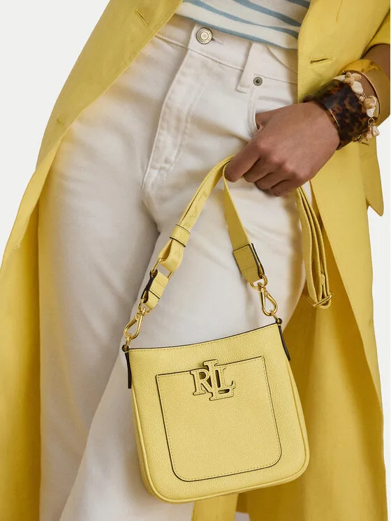 Дамска чанта за през рамо LAUREN RALPH LAUREN жълта – Crossbody чанти