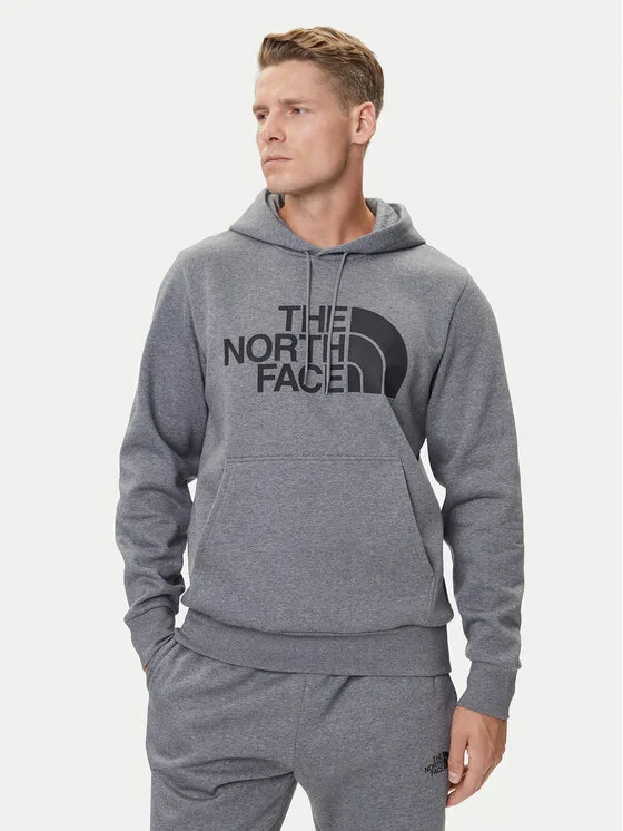 Мъжки суитшърт The North Face Easy сив – Мъжки суитшърти без цип