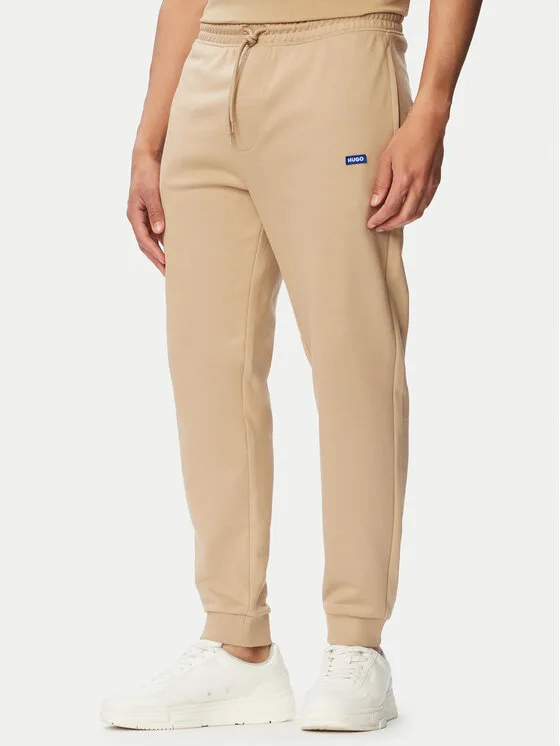 HUGO Долнище анцуг Napin 50522372 Бежов Regular Fit – Мъжки спортни панталони