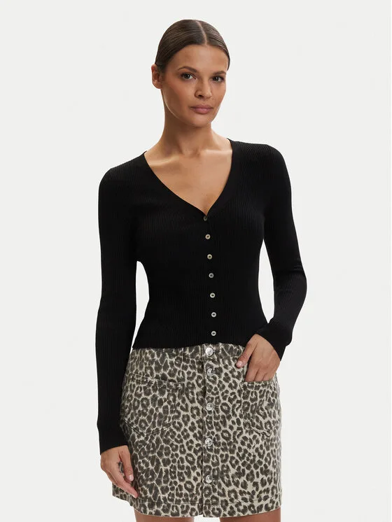 ONLY Кардиган Mist 15363392 Черен Slim Fit – Дамски жилетки